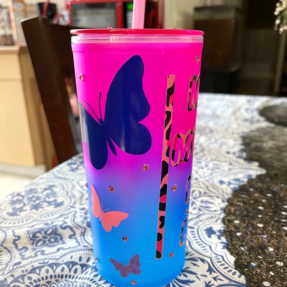 Custom Tumbler 21 oz MOM Bling Rhinestone Cup Handcrafted New - Picture 5 of 10